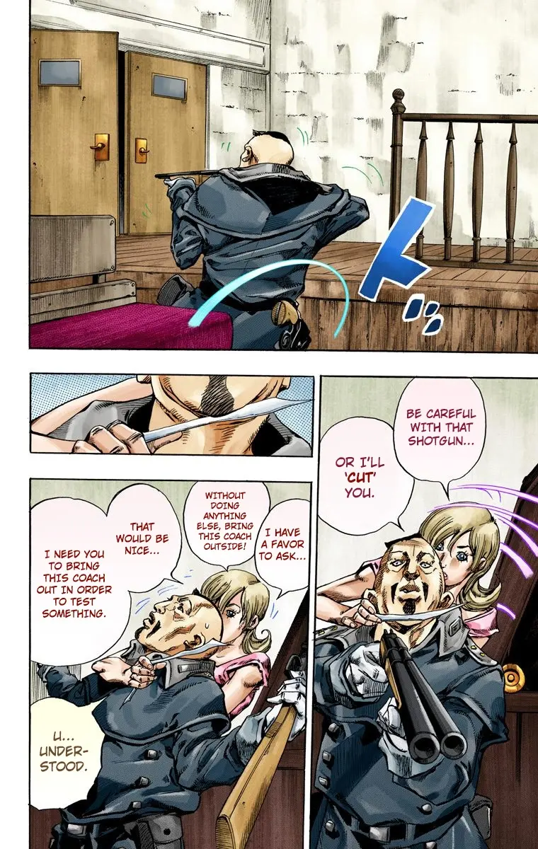 JoJo's Bizarre Adventure Steel Ball Run Colored Manga β Chapter 72 β Page 27