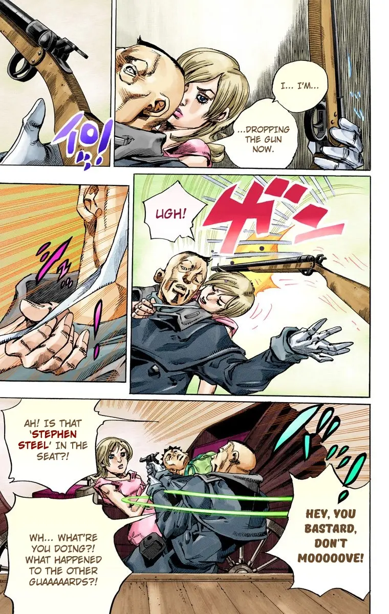 JoJo's Bizarre Adventure Steel Ball Run Colored Manga β Chapter 72 β Page 28