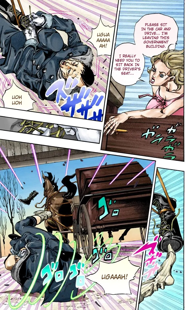 JoJo's Bizarre Adventure Steel Ball Run Colored Manga β Chapter 72 β Page 32