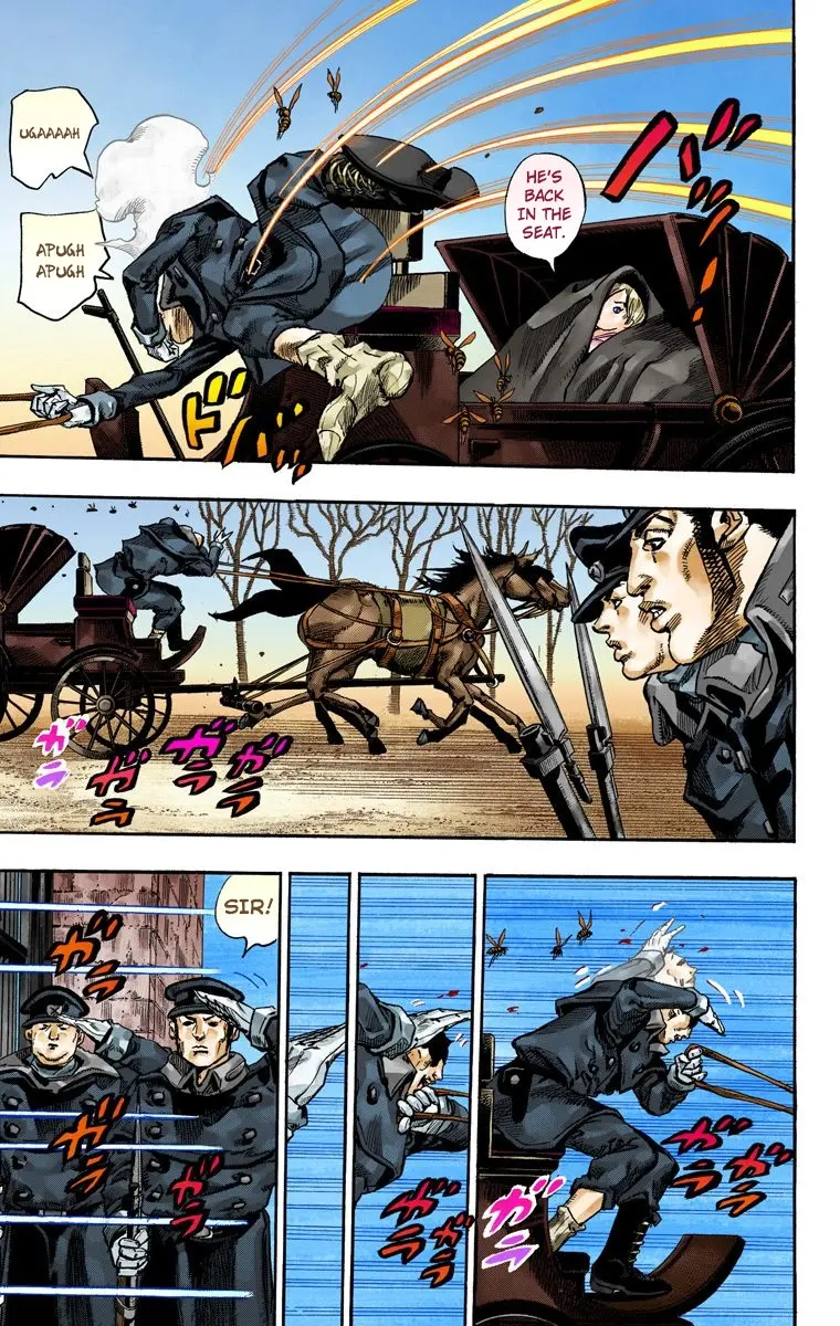 JoJo's Bizarre Adventure Steel Ball Run Colored Manga β Chapter 72 β Page 36