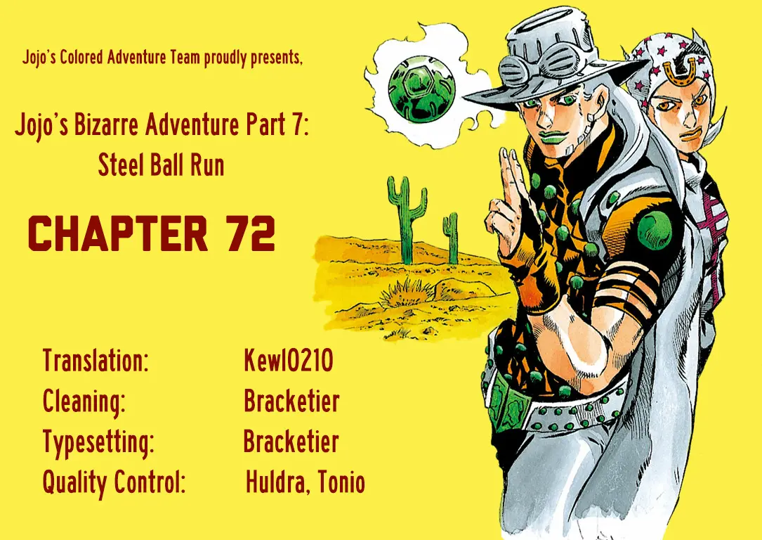JoJo's Bizarre Adventure Steel Ball Run Colored Manga β Chapter 72 β Page 47