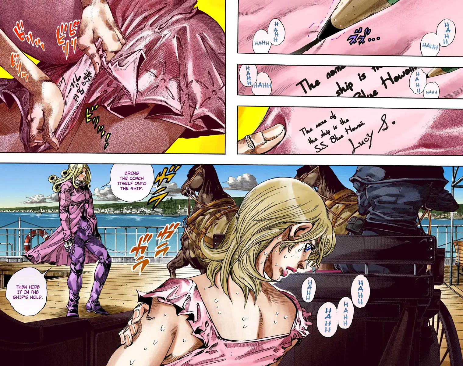 JoJo's Bizarre Adventure Steel Ball Run Colored Manga β Chapter 73 β Page 4