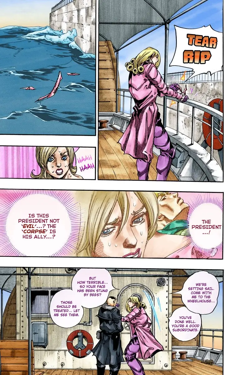 JoJo's Bizarre Adventure Steel Ball Run Colored Manga β Chapter 73 β Page 13