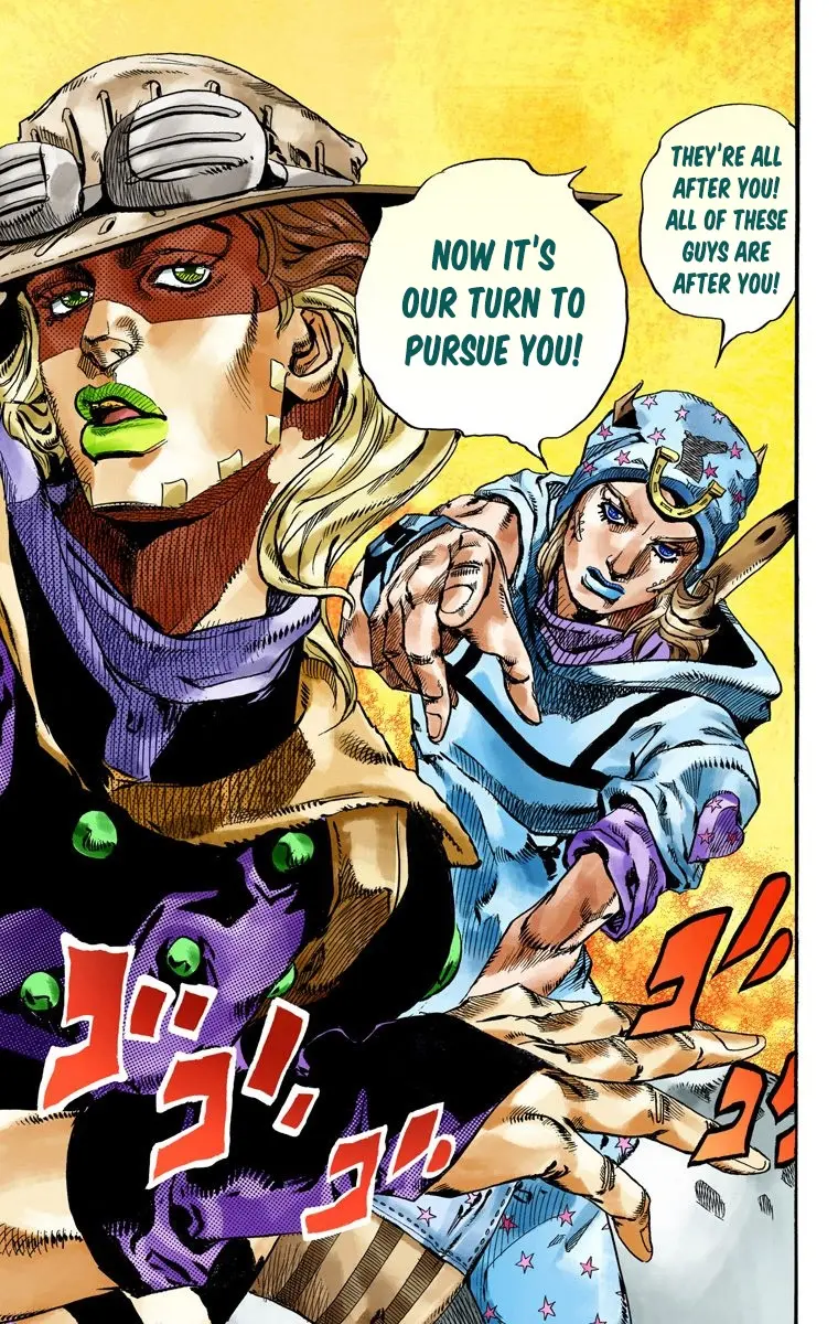 JoJo's Bizarre Adventure Steel Ball Run Colored Manga β Chapter 73 β Page 37