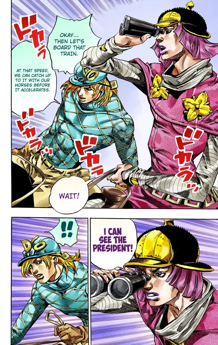 JoJo's Bizarre Adventure Steel Ball Run Colored Manga β Chapter 73 β Page 40