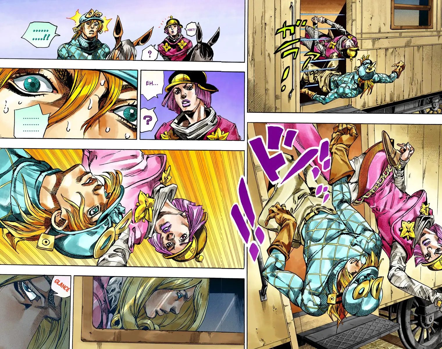 JoJo's Bizarre Adventure Steel Ball Run Colored Manga β Chapter 73 β Page 42