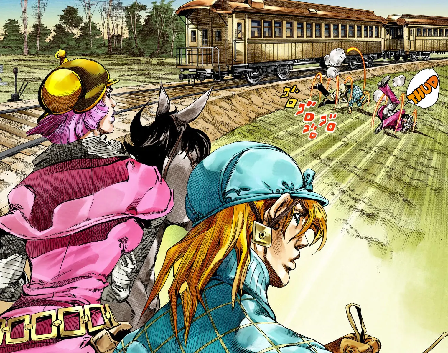 JoJo's Bizarre Adventure Steel Ball Run Colored Manga β Chapter 73 β Page 43