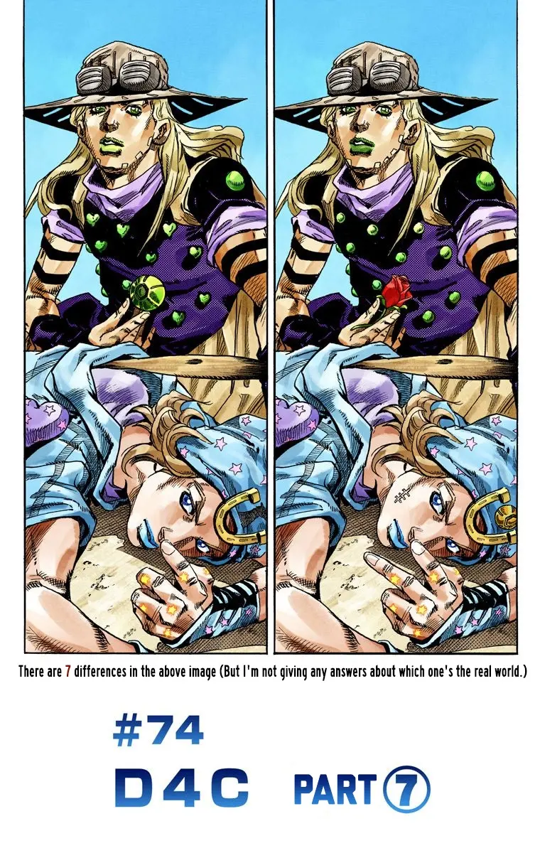 JoJo's Bizarre Adventure Steel Ball Run Colored Manga β Chapter 74 β Page 2