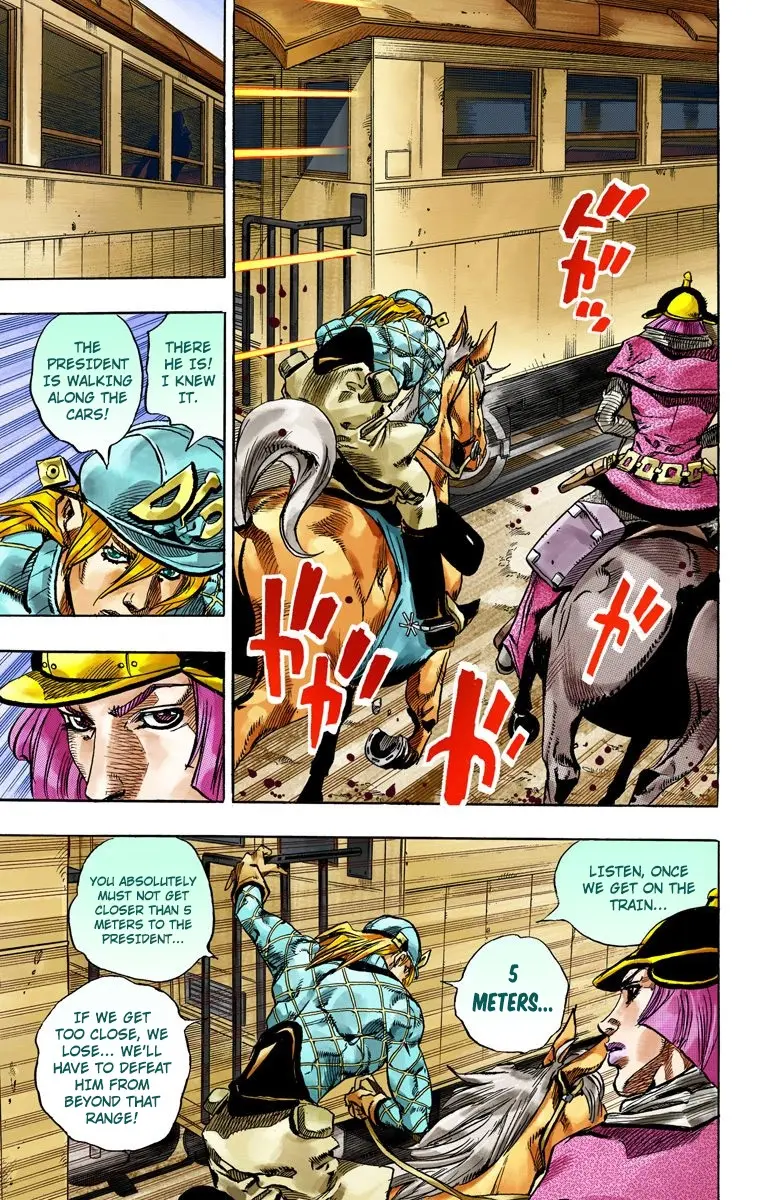 JoJo's Bizarre Adventure Steel Ball Run Colored Manga β Chapter 74 β Page 17