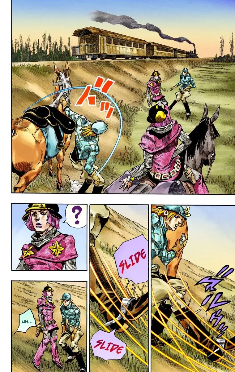 JoJo's Bizarre Adventure Steel Ball Run Colored Manga β Chapter 74 β Page 27