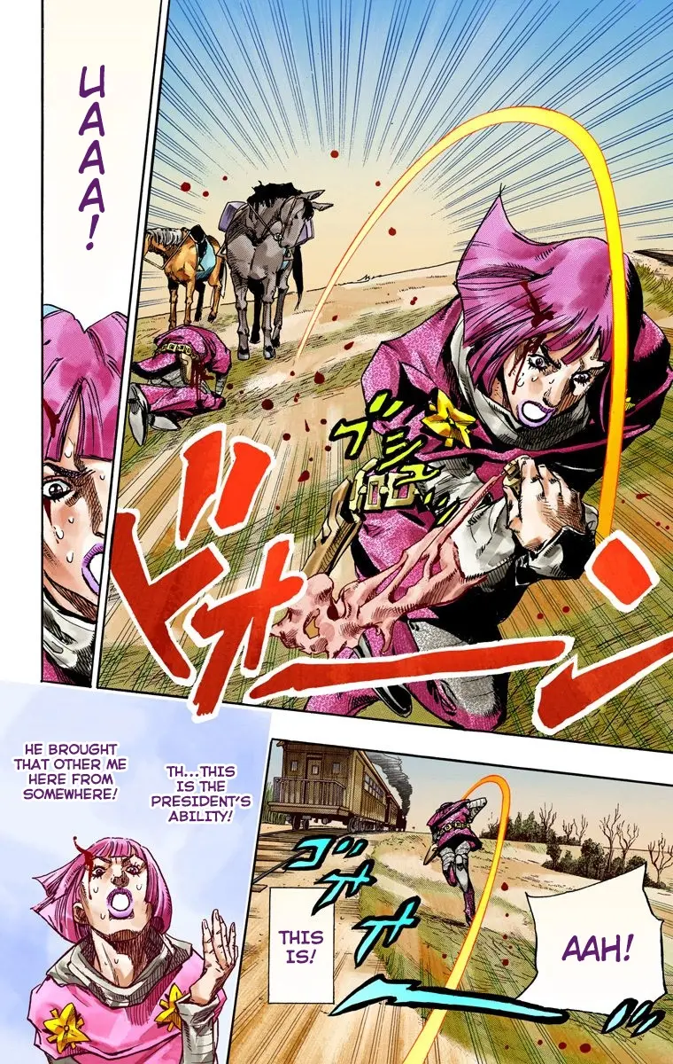 JoJo's Bizarre Adventure Steel Ball Run Colored Manga β Chapter 74 β Page 43