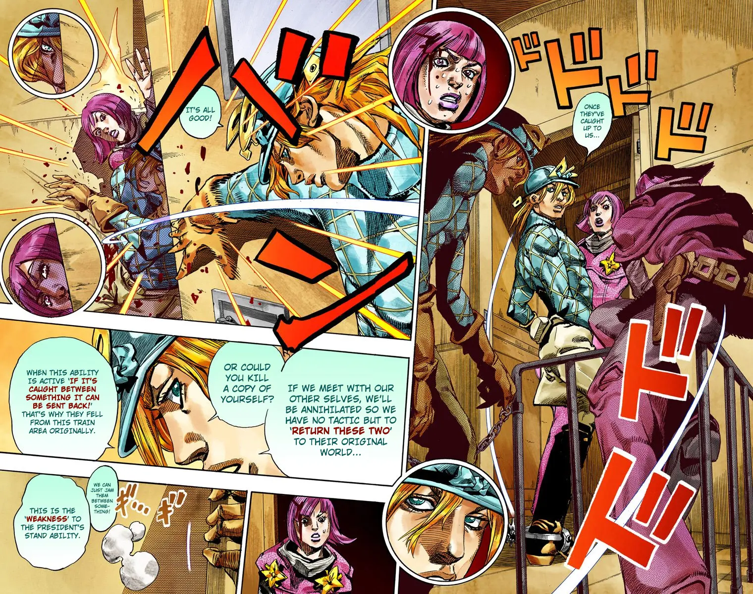 JoJo's Bizarre Adventure Steel Ball Run Colored Manga β Chapter 74 β Page 46