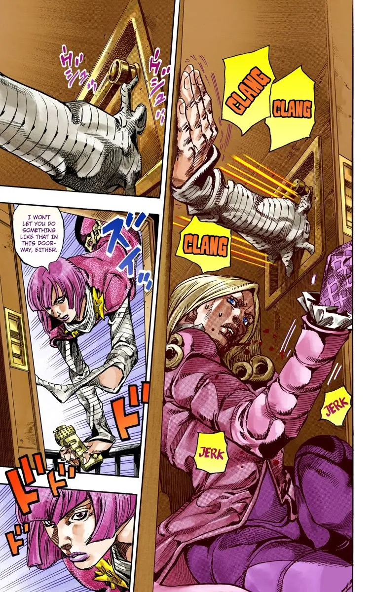 JoJo's Bizarre Adventure Steel Ball Run Colored Manga — Chapter 75 — Page 14