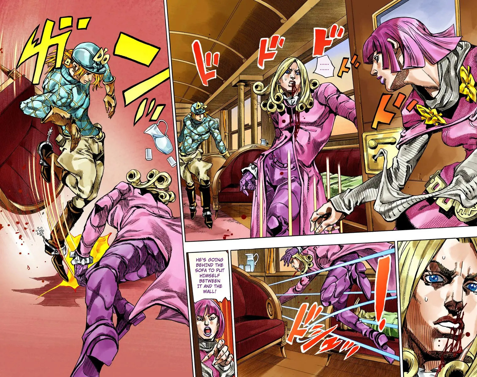 JoJo's Bizarre Adventure Steel Ball Run Colored Manga — Chapter 75 — Page 15