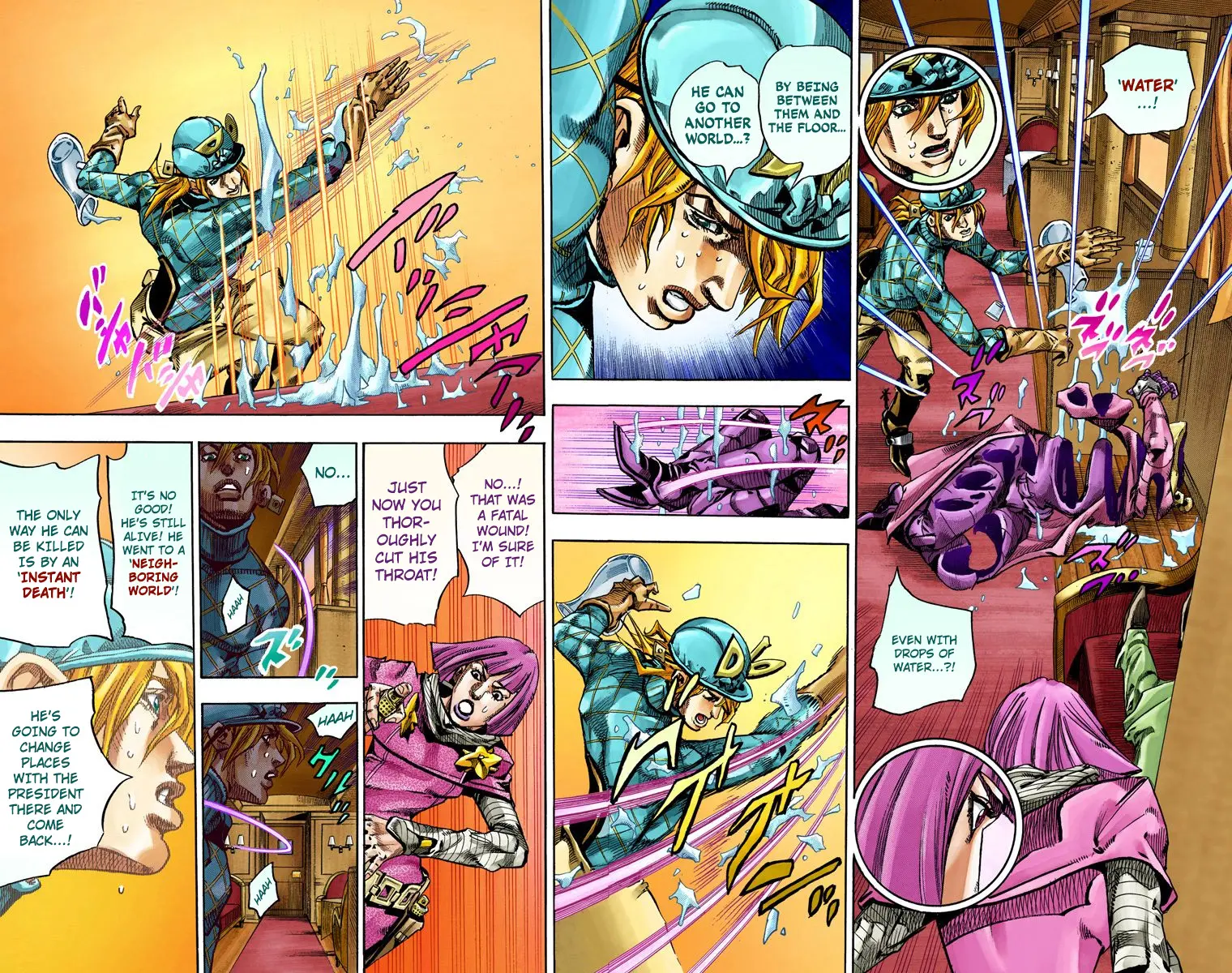 JoJo's Bizarre Adventure Steel Ball Run Colored Manga — Chapter 75 — Page 24