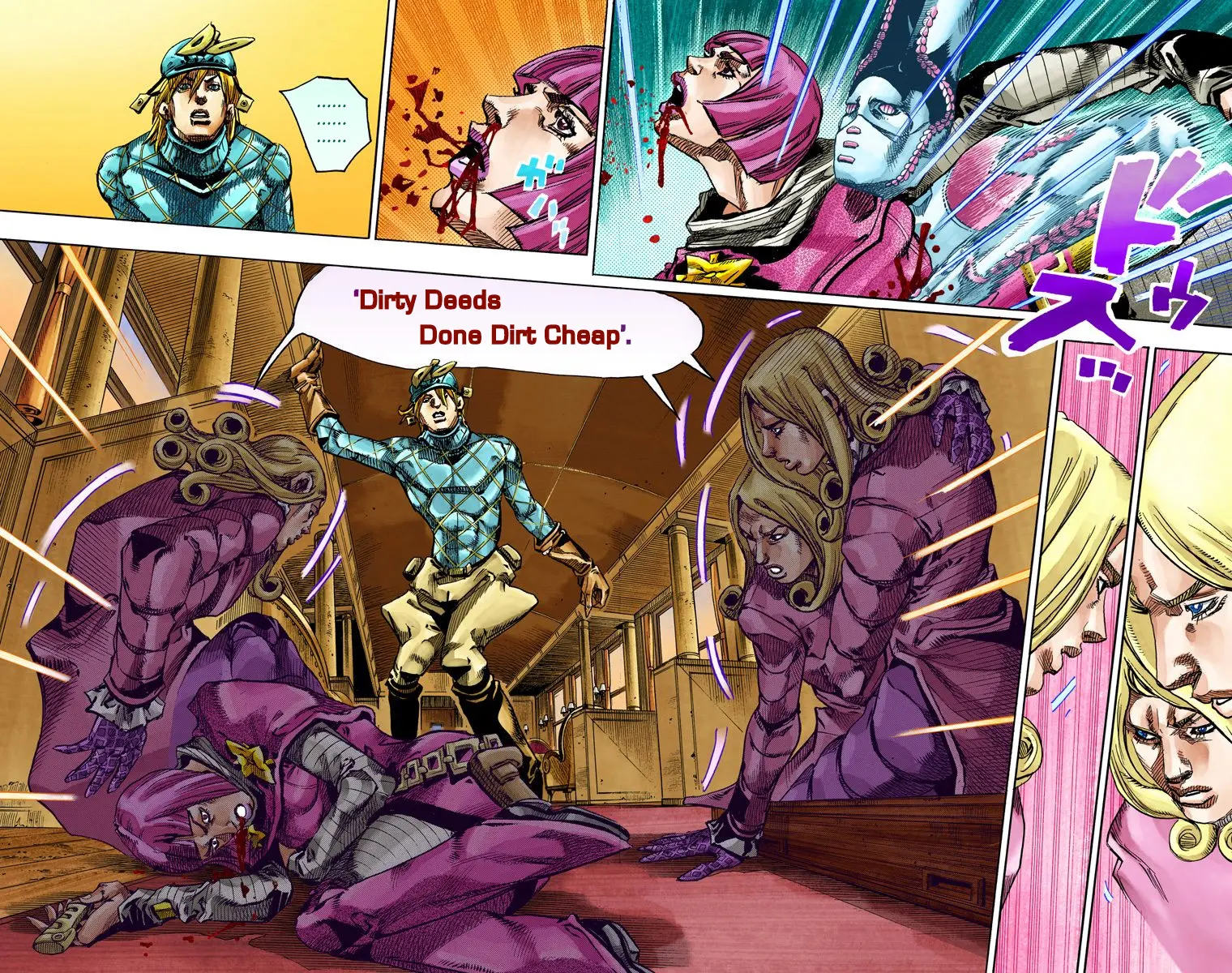 JoJo's Bizarre Adventure Steel Ball Run Colored Manga — Chapter 75 — Page 28