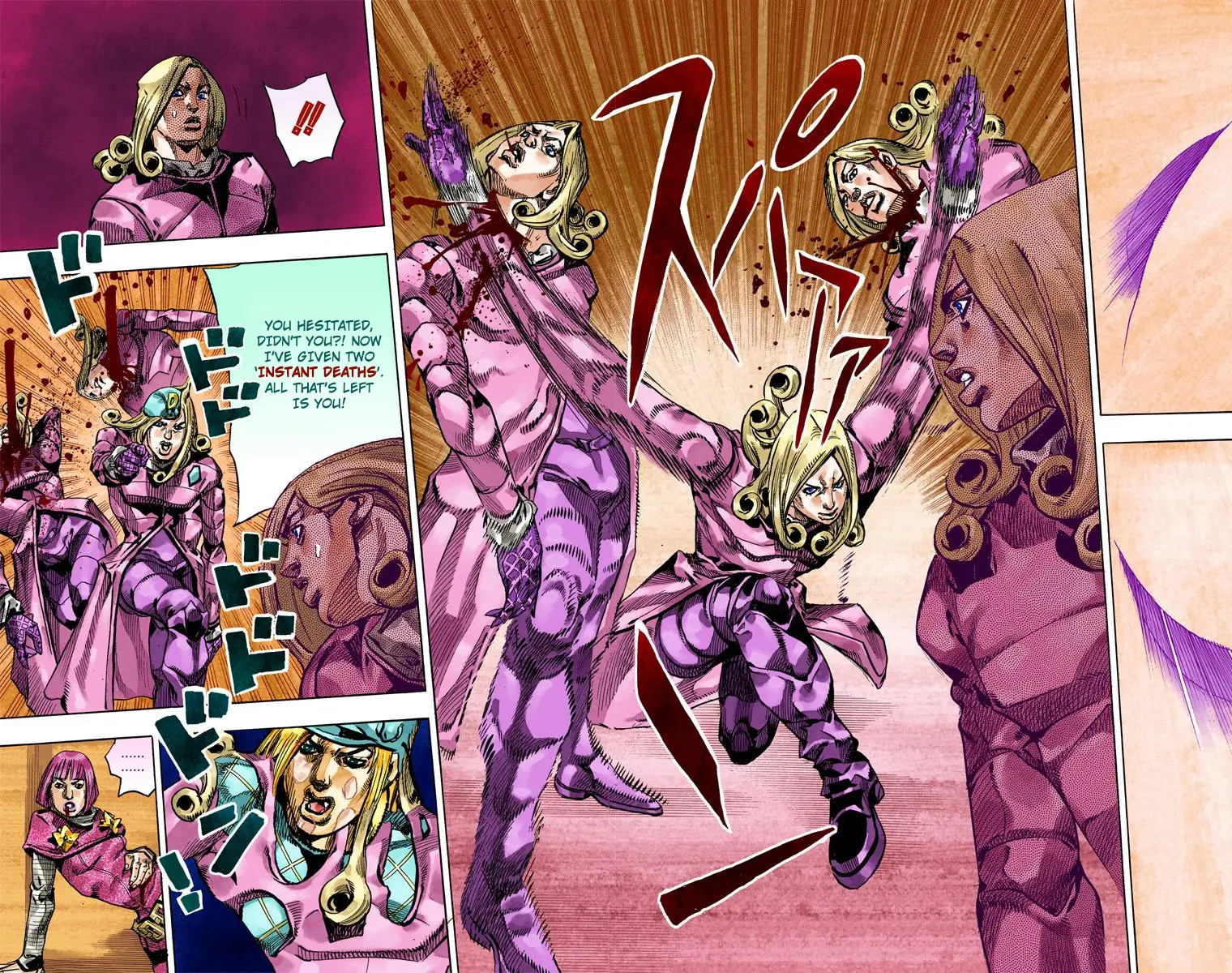 JoJo's Bizarre Adventure Steel Ball Run Colored Manga — Chapter 75 — Page 34