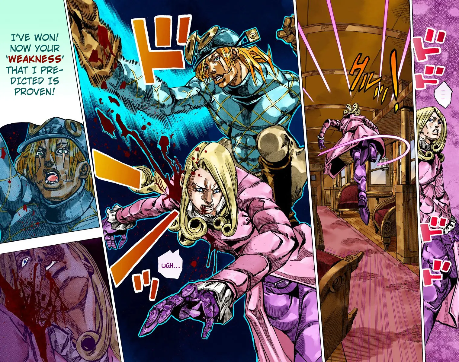 JoJo's Bizarre Adventure Steel Ball Run Colored Manga — Chapter 75 — Page 35