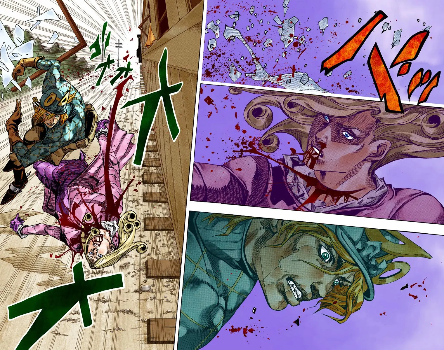 JoJo's Bizarre Adventure Steel Ball Run Colored Manga β Chapter 76 β Page 3