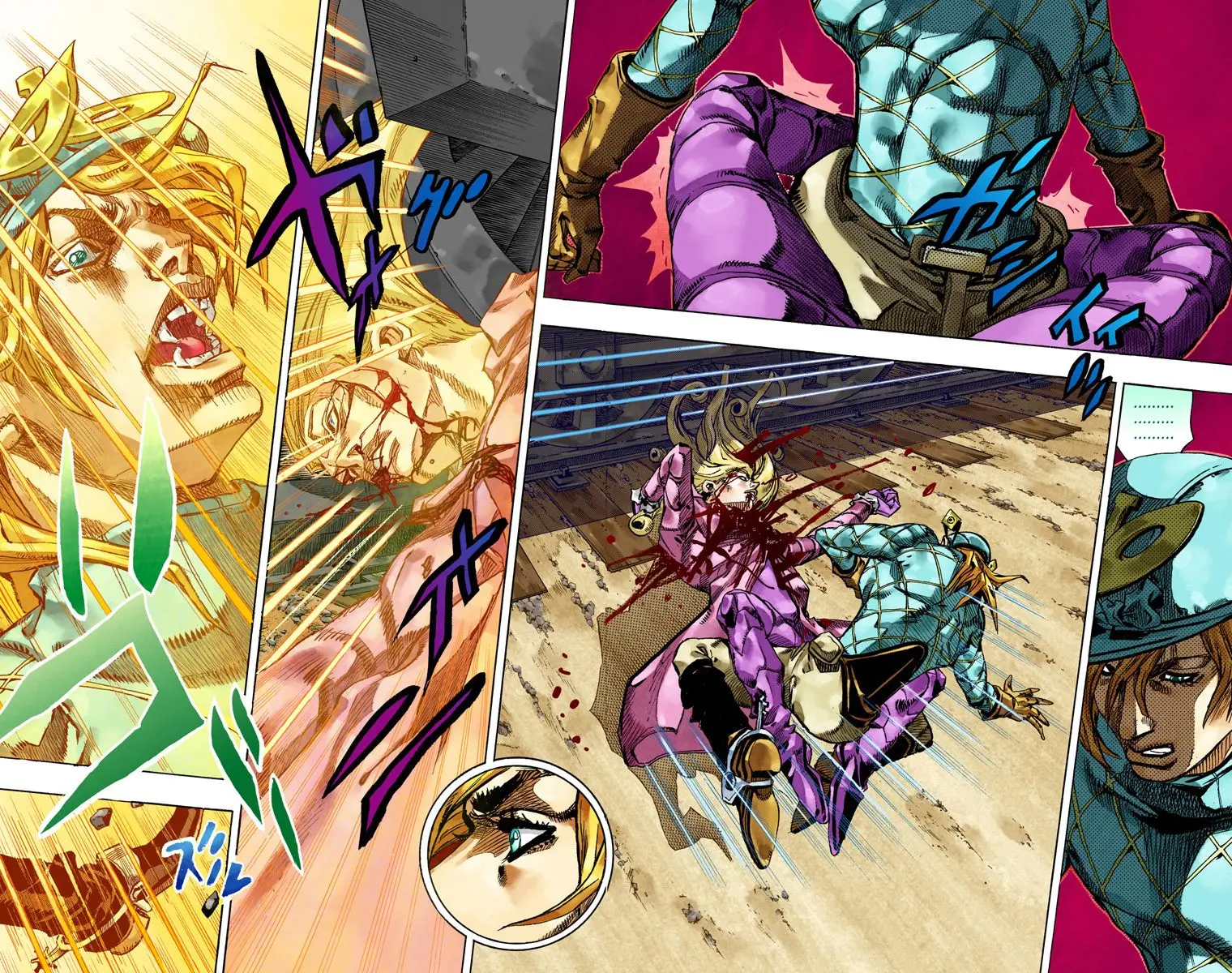 JoJo's Bizarre Adventure Steel Ball Run Colored Manga β Chapter 76 β Page 7