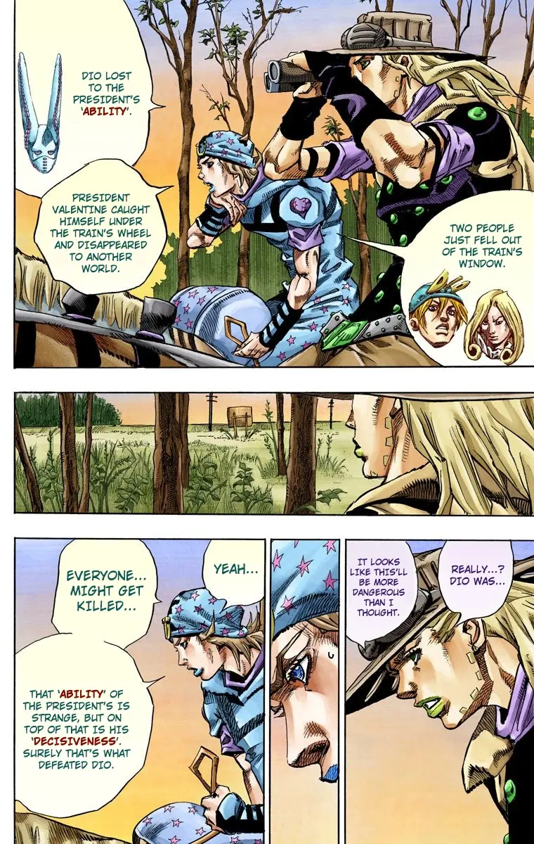 JoJo's Bizarre Adventure Steel Ball Run Colored Manga β Chapter 76 β Page 12