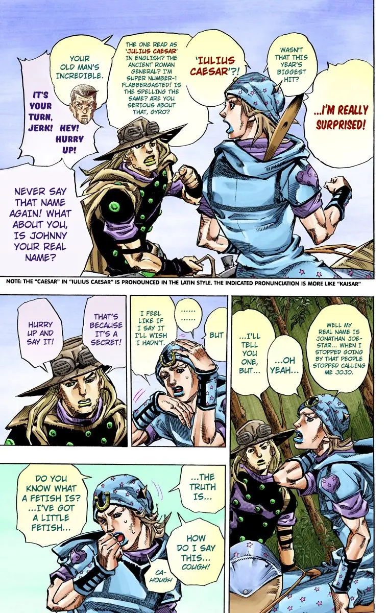 JoJo's Bizarre Adventure Steel Ball Run Colored Manga β Chapter 76 β Page 15