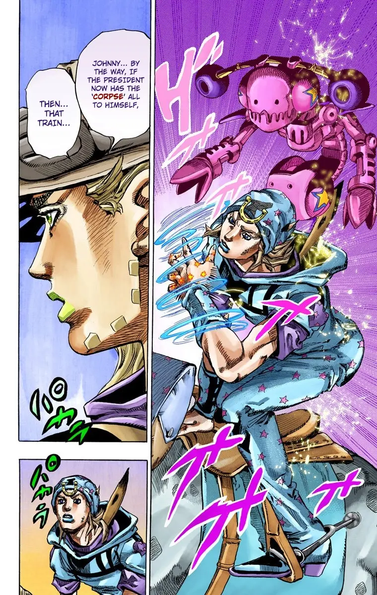 JoJo's Bizarre Adventure Steel Ball Run Colored Manga β Chapter 76 β Page 21
