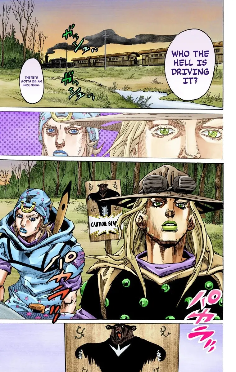 JoJo's Bizarre Adventure Steel Ball Run Colored Manga β Chapter 76 β Page 22