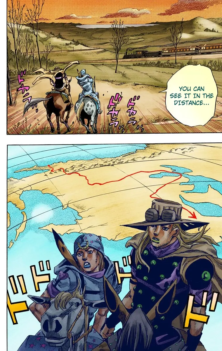 JoJo's Bizarre Adventure Steel Ball Run Colored Manga β Chapter 77 β Page 11