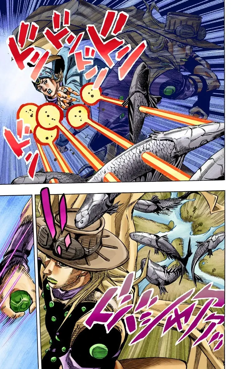 JoJo's Bizarre Adventure Steel Ball Run Colored Manga β Chapter 77 β Page 21
