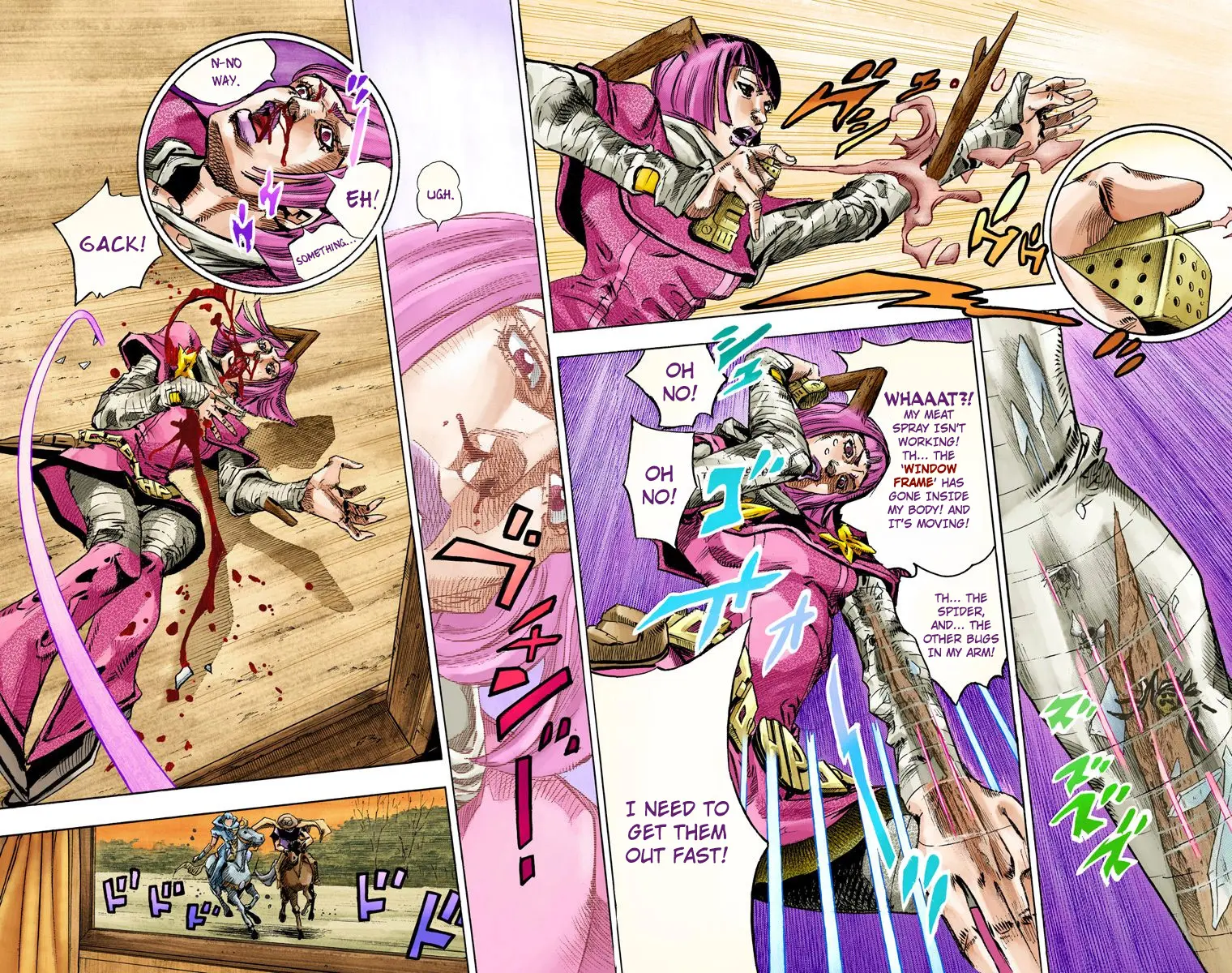 JoJo's Bizarre Adventure Steel Ball Run Colored Manga β Chapter 77 β Page 39