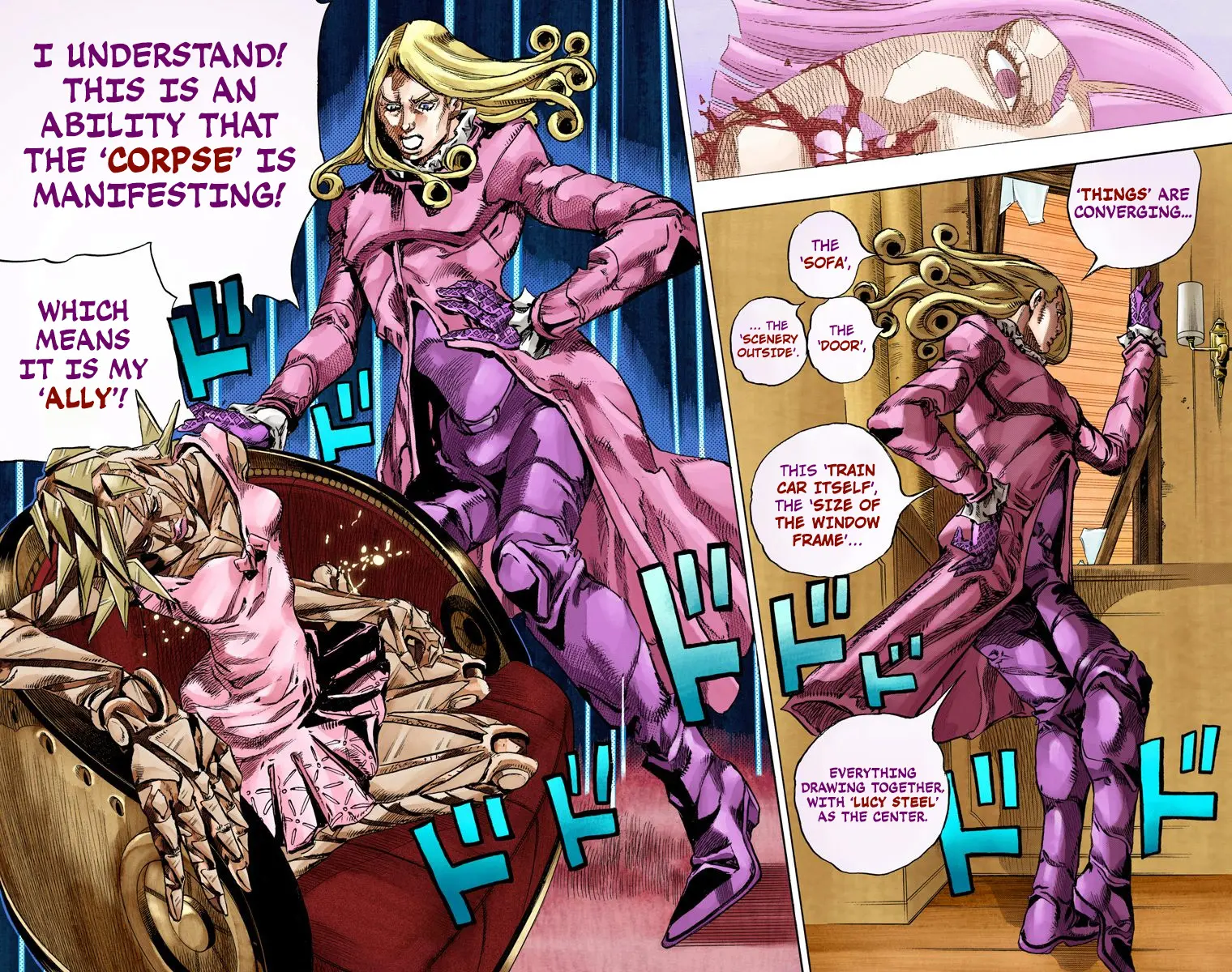 JoJo's Bizarre Adventure Steel Ball Run Colored Manga β Chapter 77 β Page 40