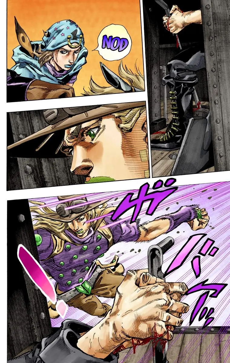 JoJo's Bizarre Adventure Steel Ball Run Colored Manga β Chapter 78 β Page 10