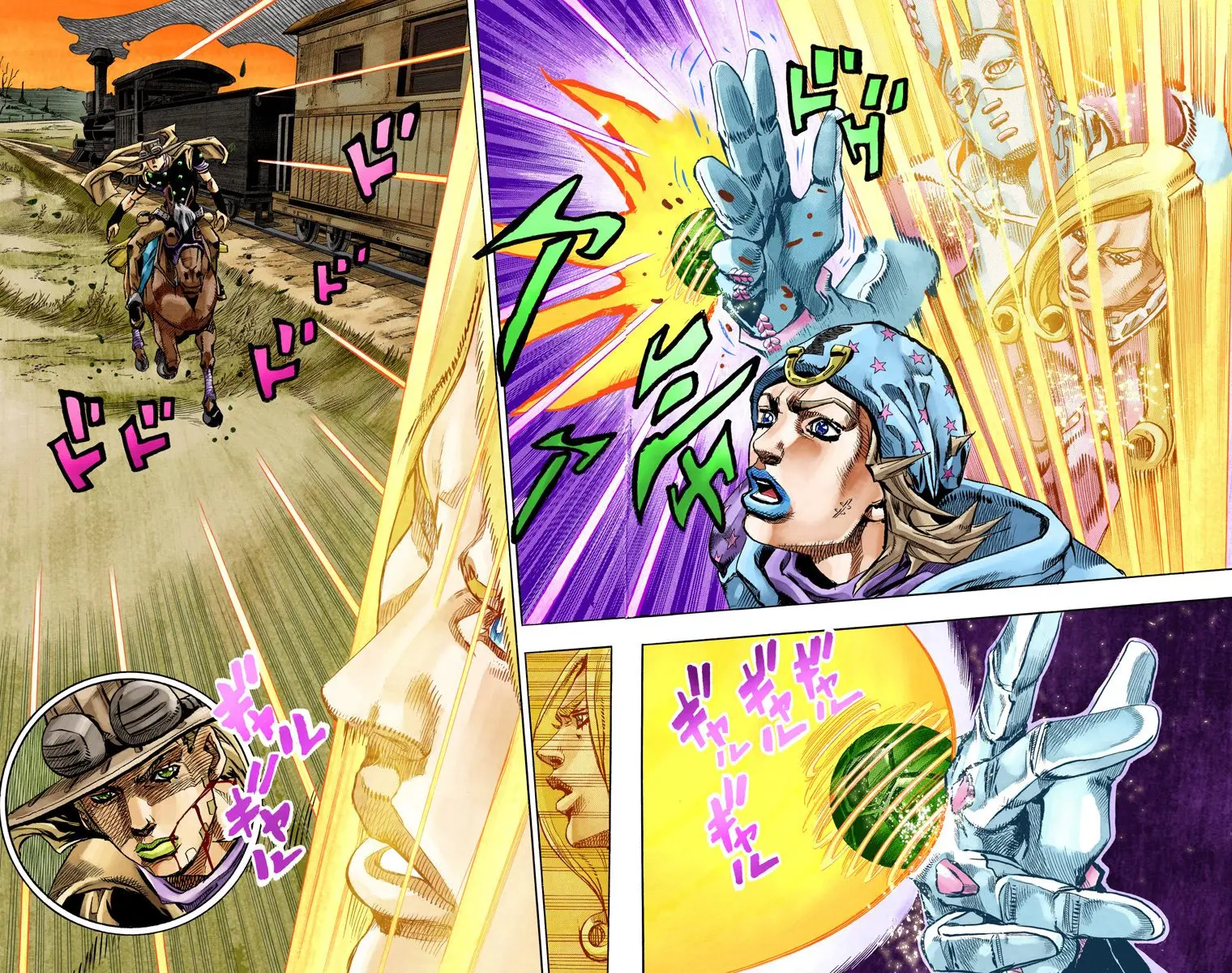 JoJo's Bizarre Adventure Steel Ball Run Colored Manga β Chapter 79 β Page 15