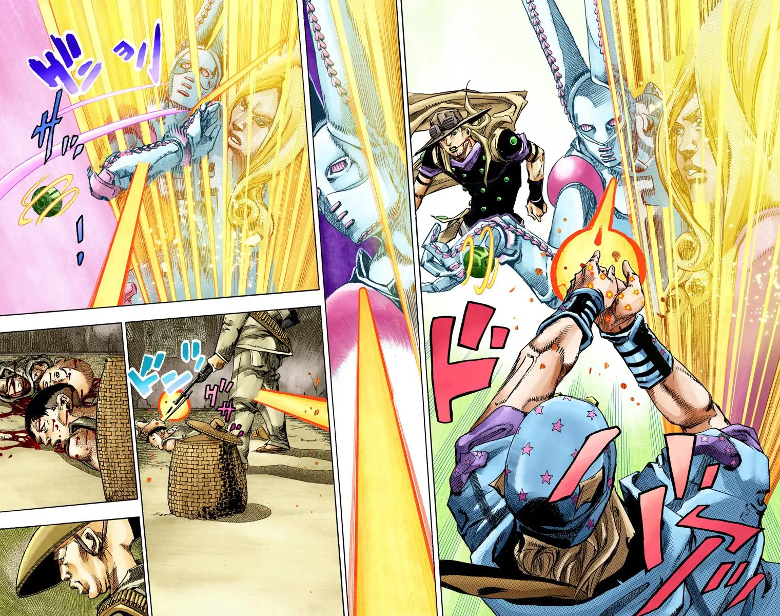 JoJo's Bizarre Adventure Steel Ball Run Colored Manga β Chapter 79 β Page 16
