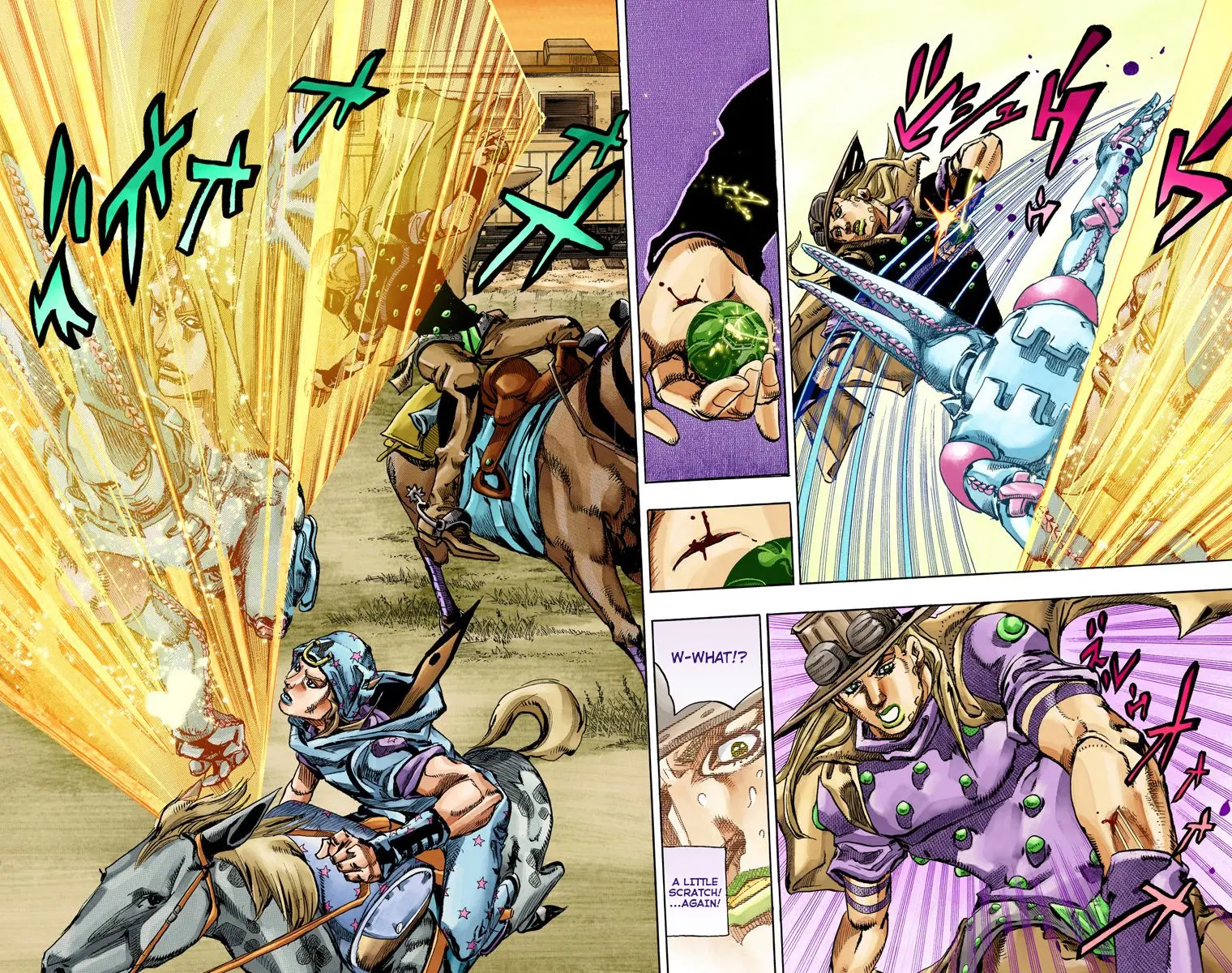 JoJo's Bizarre Adventure Steel Ball Run Colored Manga β Chapter 79 β Page 19