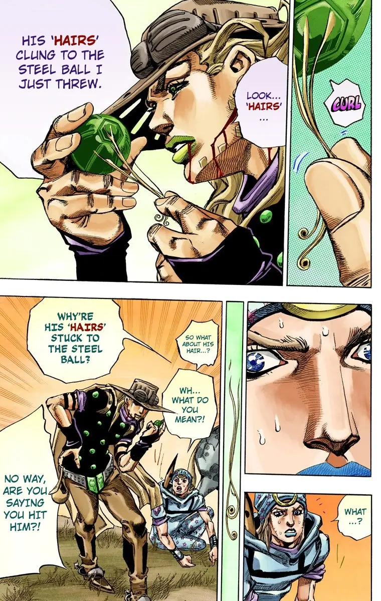 JoJo's Bizarre Adventure Steel Ball Run Colored Manga β Chapter 79 β Page 34