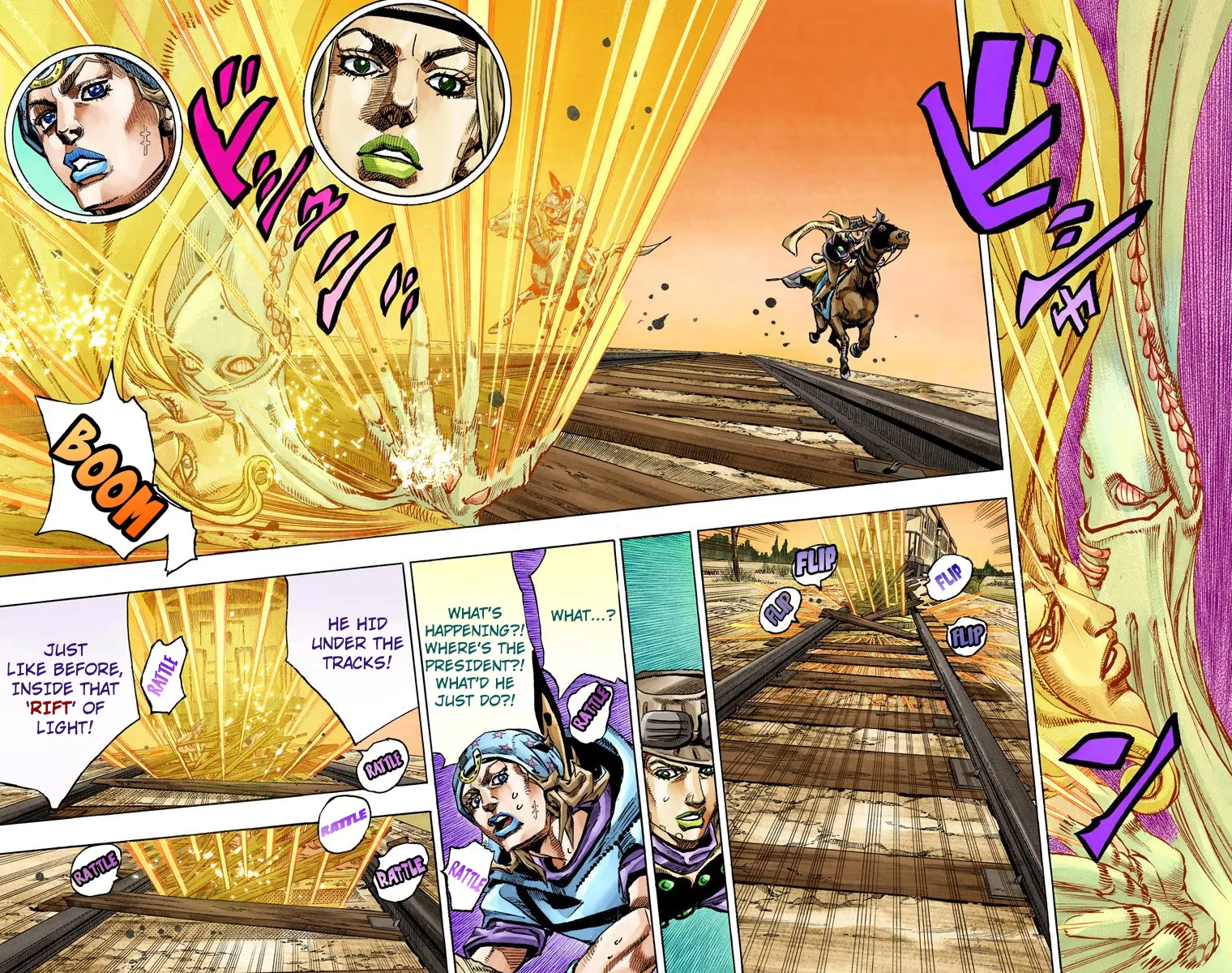 JoJo's Bizarre Adventure Steel Ball Run Colored Manga β Chapter 80 β Page 16