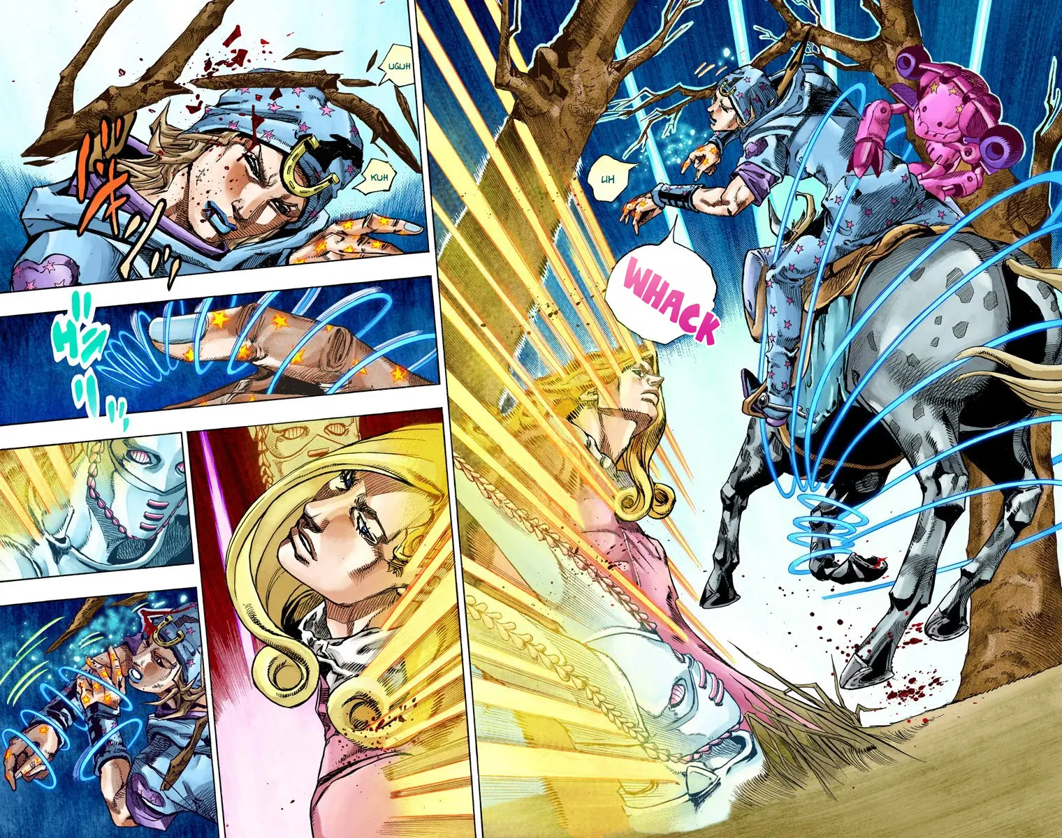 JoJo's Bizarre Adventure Steel Ball Run Colored Manga β Chapter 80 β Page 29