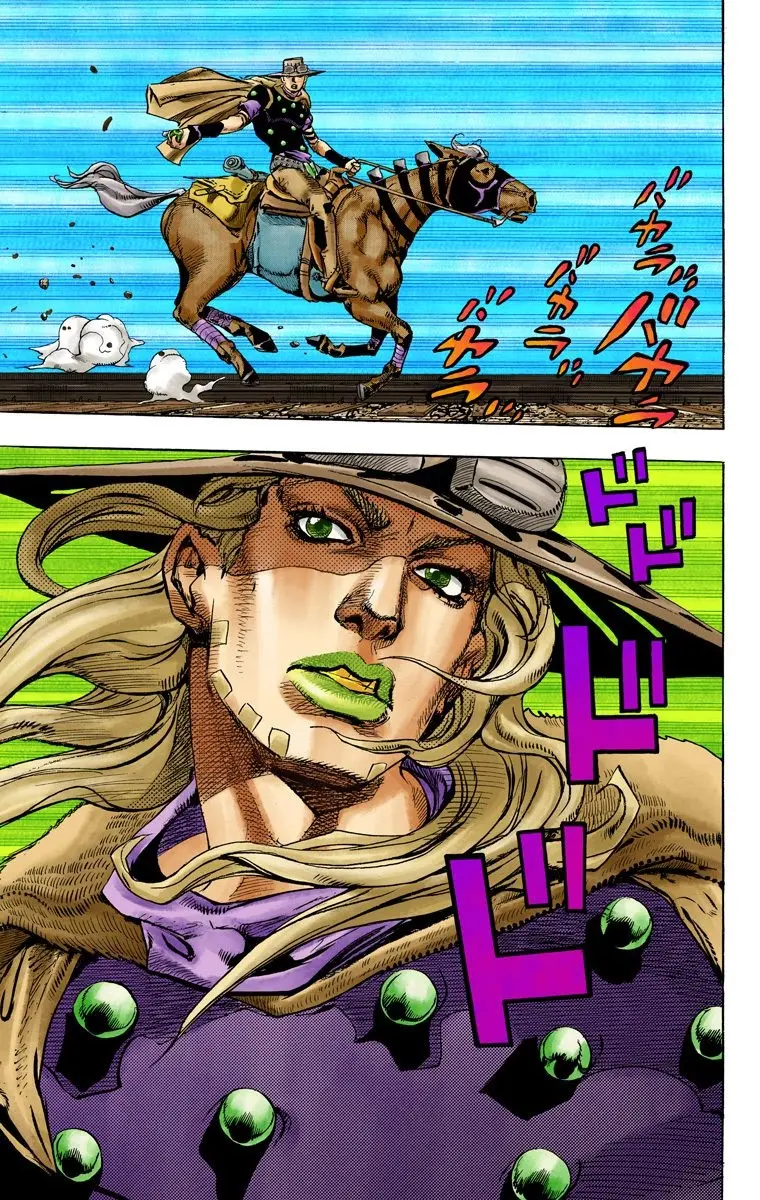 JoJo's Bizarre Adventure Steel Ball Run Colored Manga β Chapter 81 β Page 7