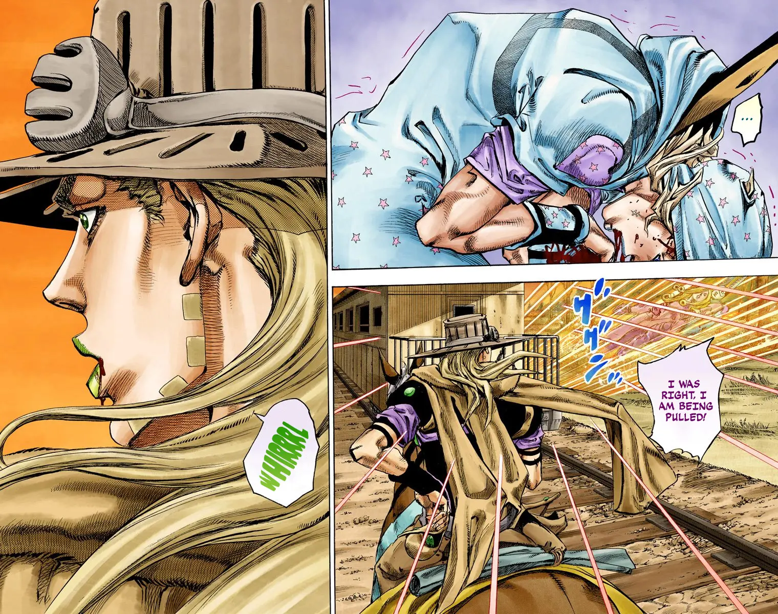 JoJo's Bizarre Adventure Steel Ball Run Colored Manga β Chapter 81 β Page 17