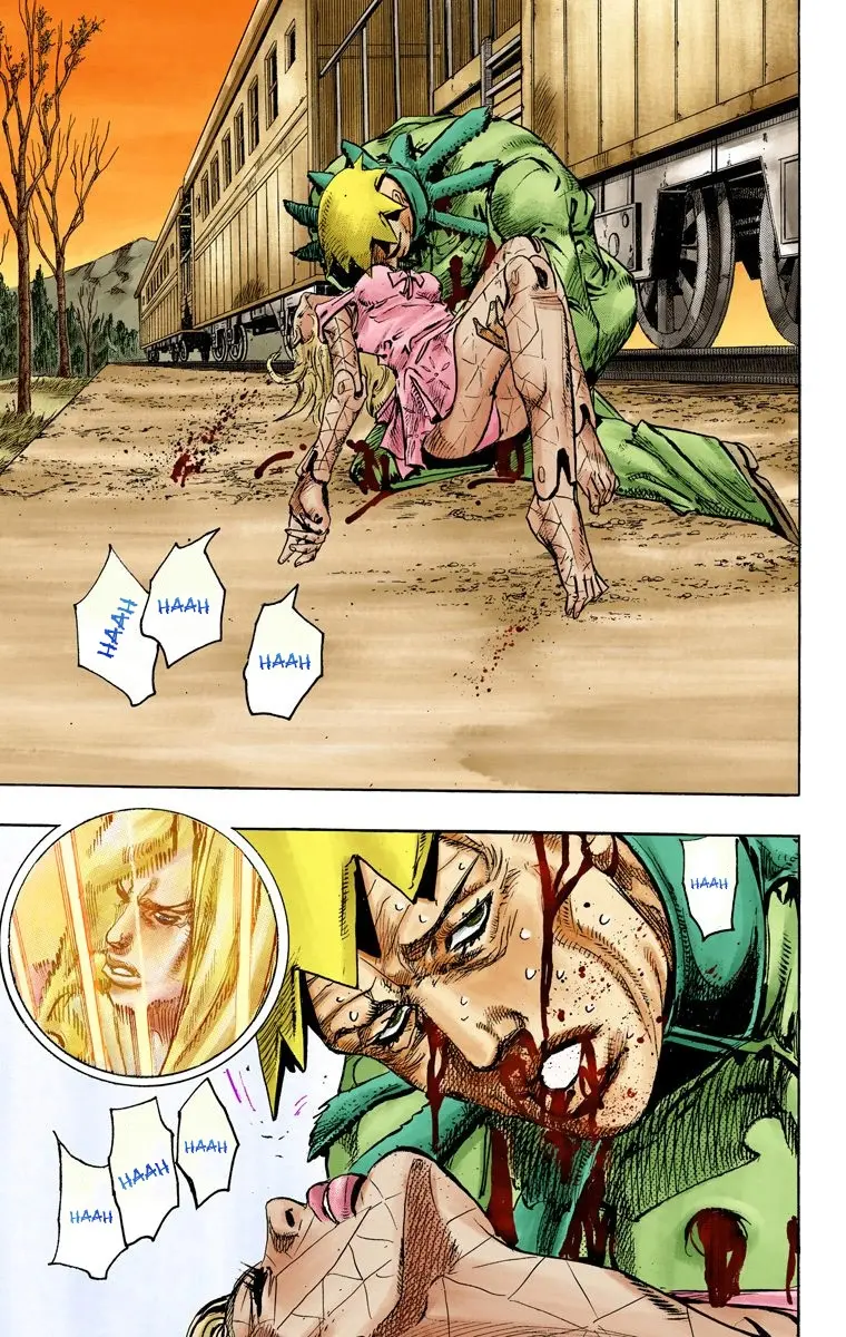 JoJo's Bizarre Adventure Steel Ball Run Colored Manga β Chapter 81 β Page 19