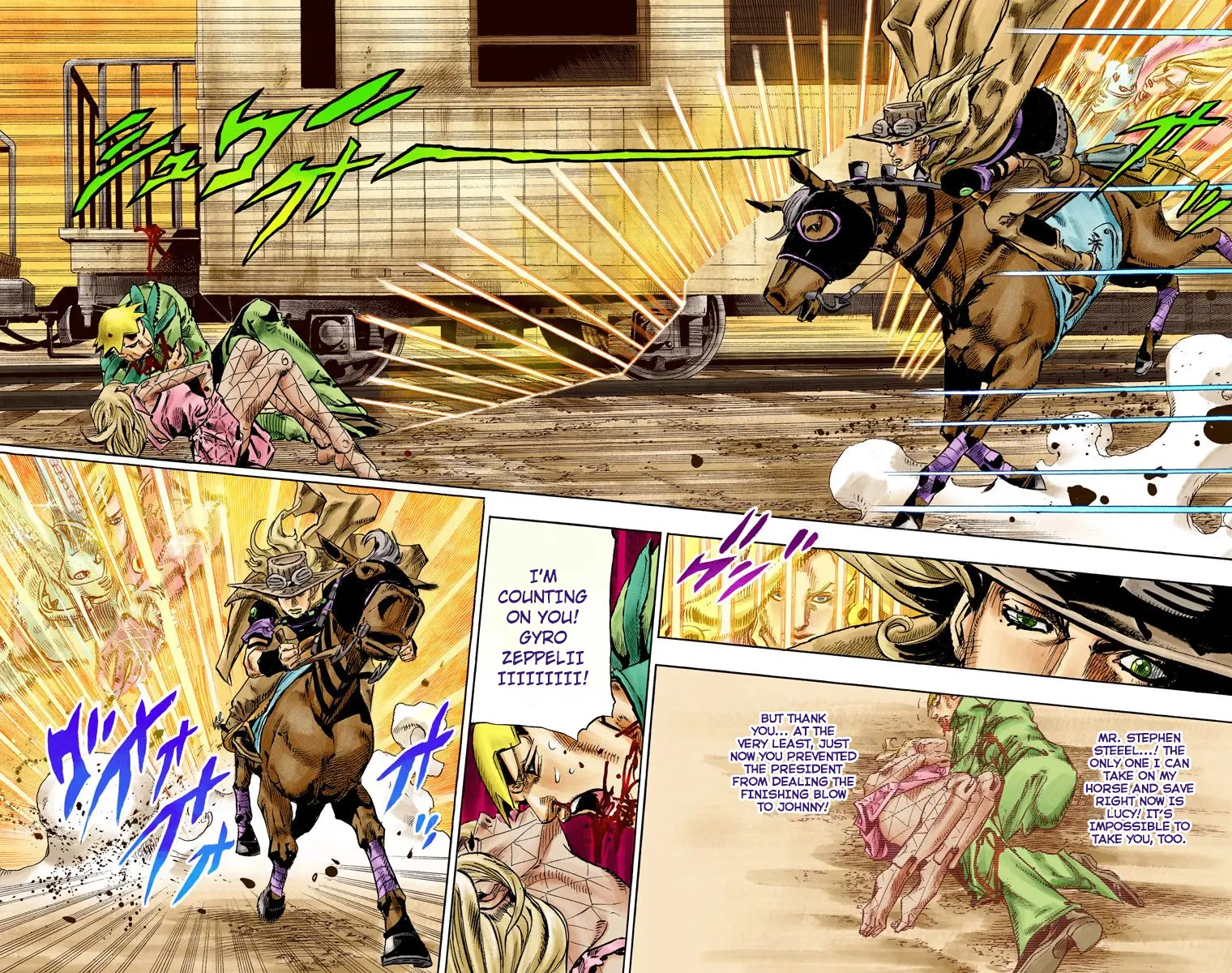 JoJo's Bizarre Adventure Steel Ball Run Colored Manga β Chapter 81 β Page 23