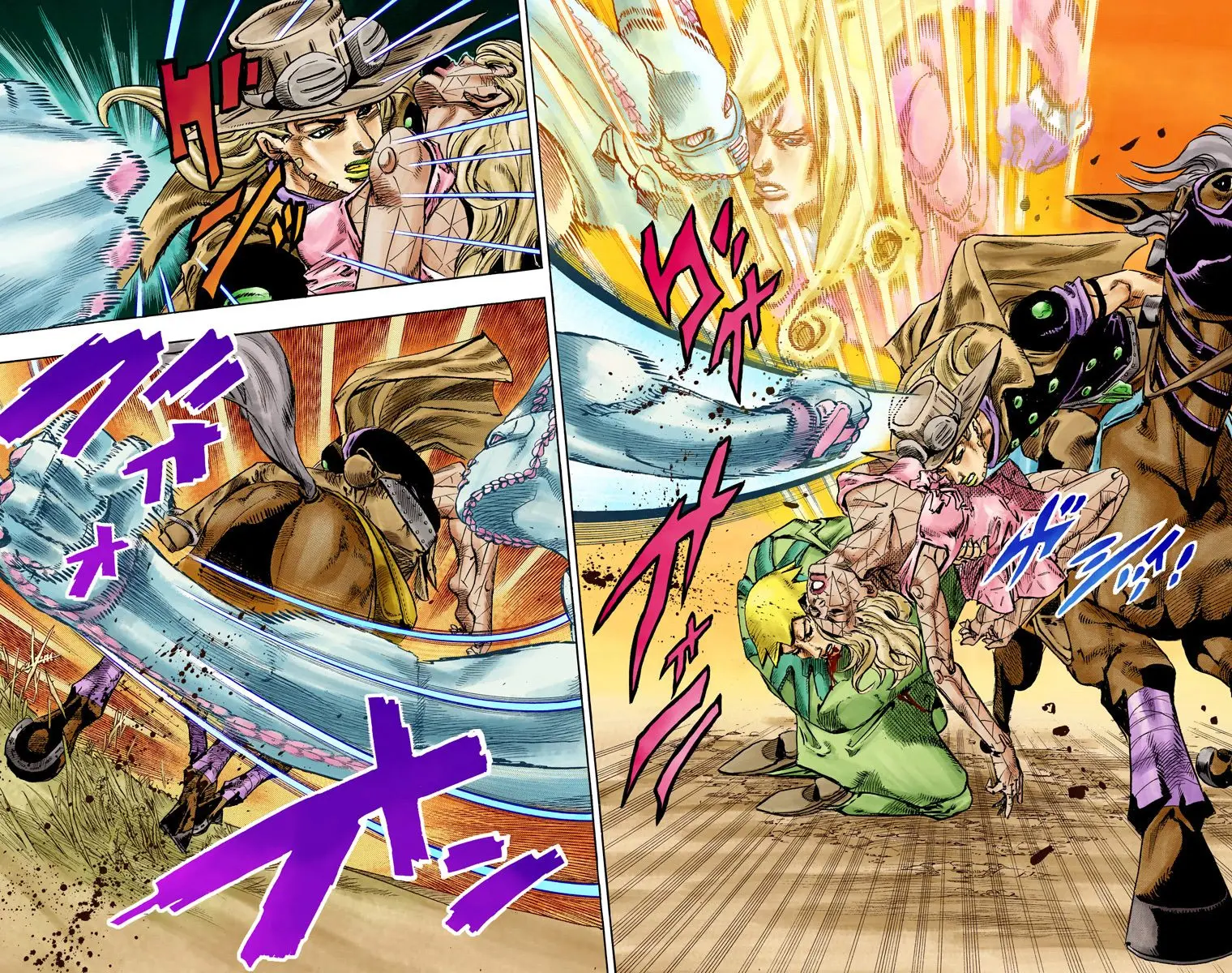 JoJo's Bizarre Adventure Steel Ball Run Colored Manga β Chapter 81 β Page 24