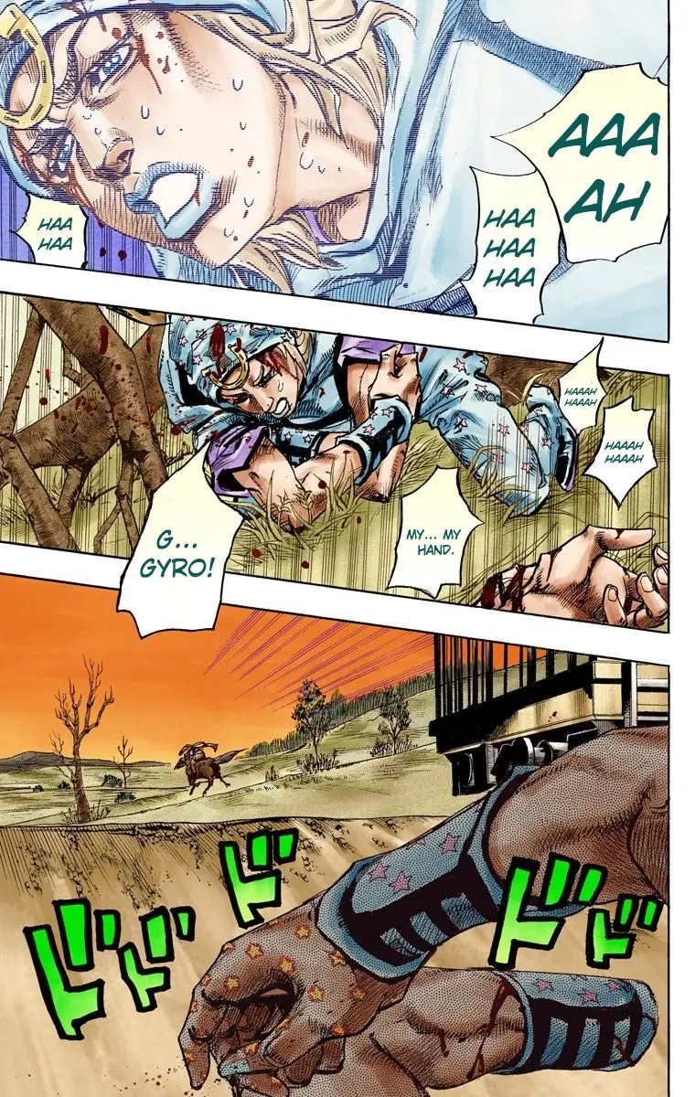 JoJo's Bizarre Adventure Steel Ball Run Colored Manga β Chapter 81 β Page 32