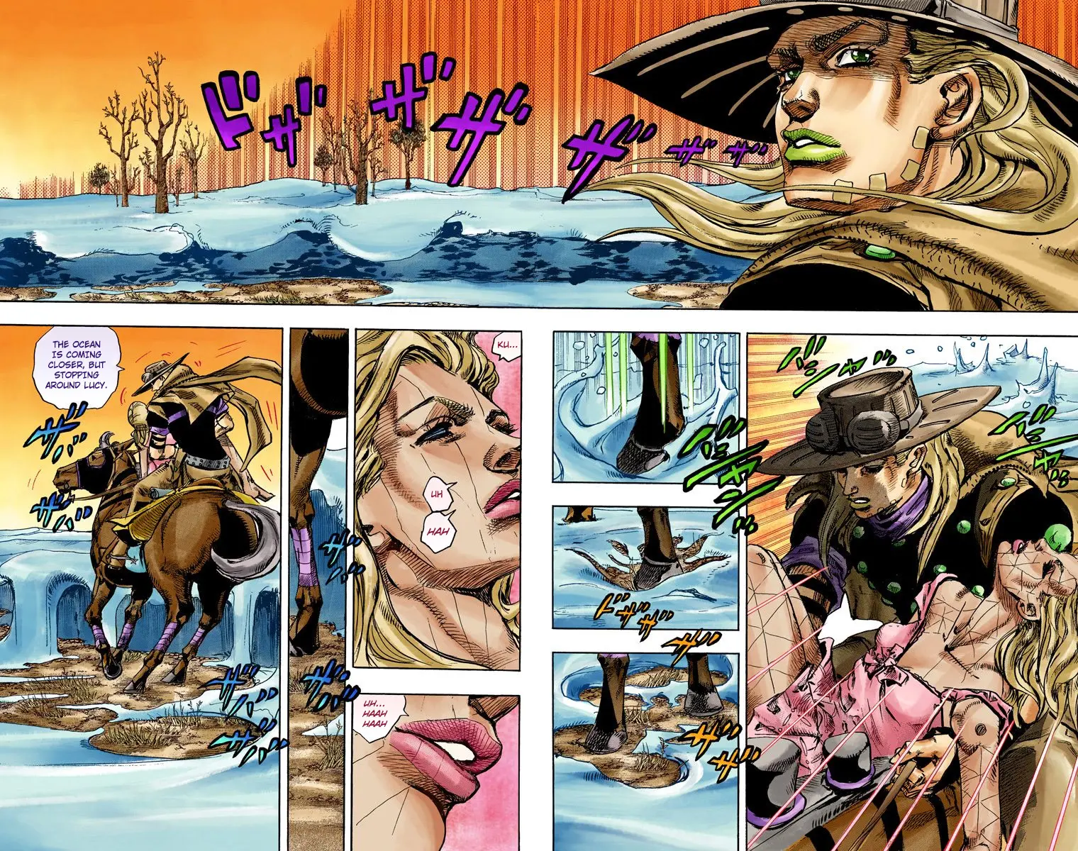 JoJo's Bizarre Adventure Steel Ball Run Colored Manga β Chapter 82 β Page 6