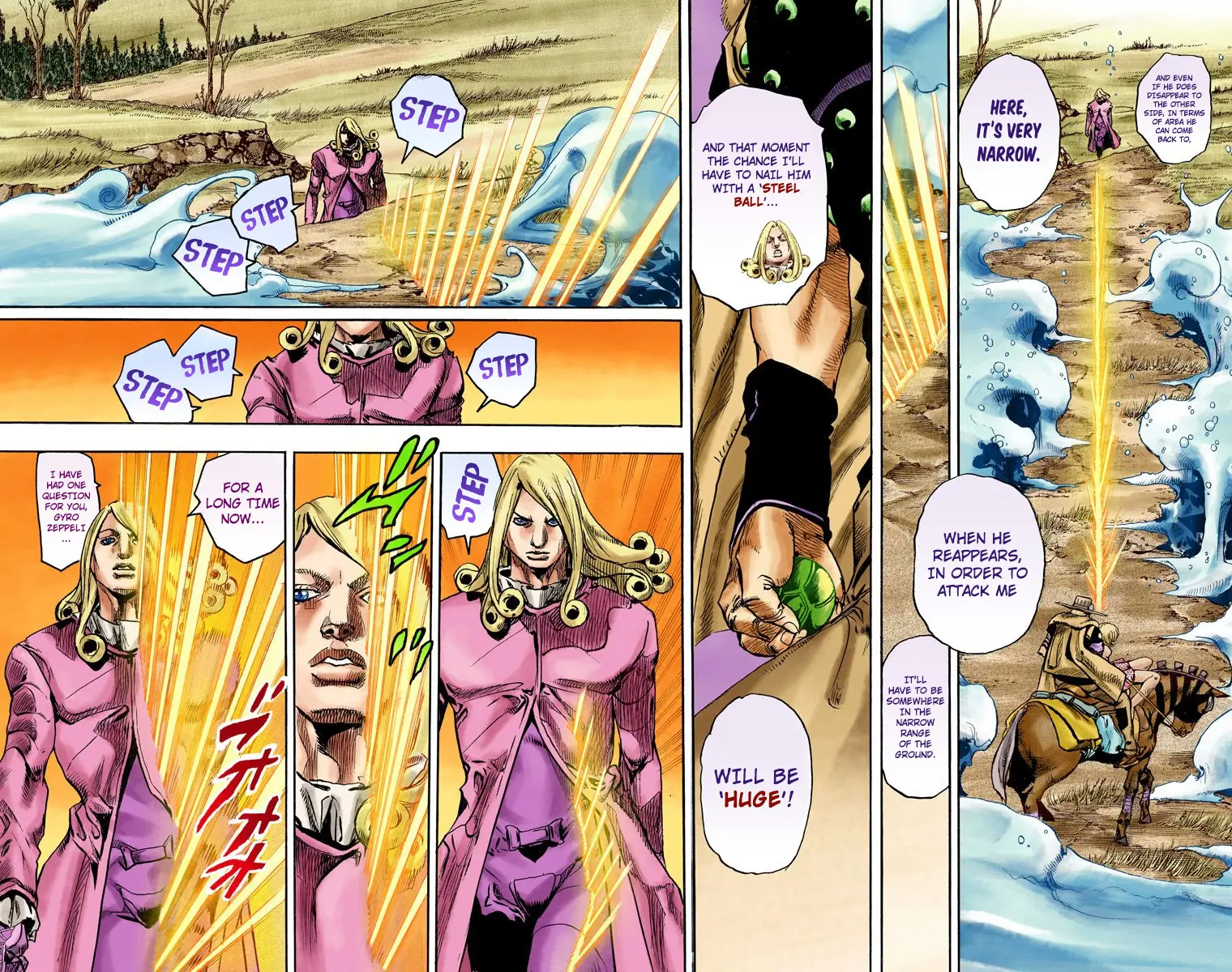 JoJo's Bizarre Adventure Steel Ball Run Colored Manga β Chapter 82 β Page 11