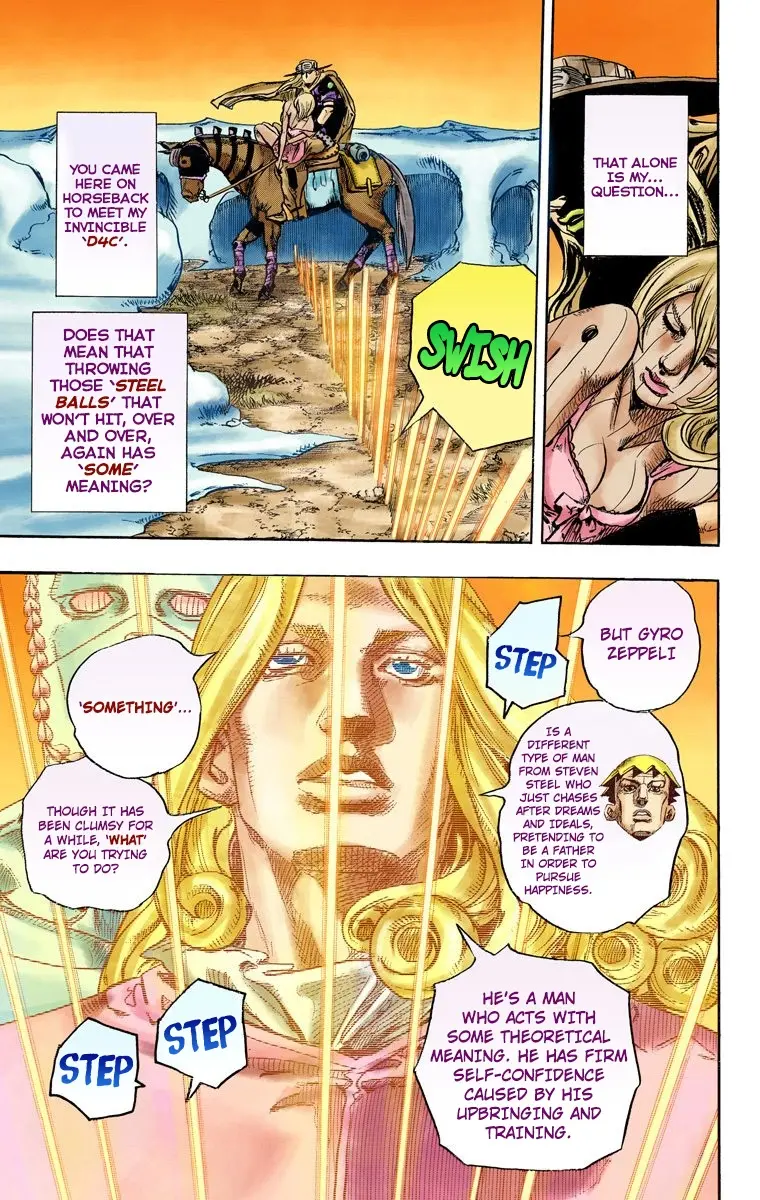 JoJo's Bizarre Adventure Steel Ball Run Colored Manga β Chapter 82 β Page 14