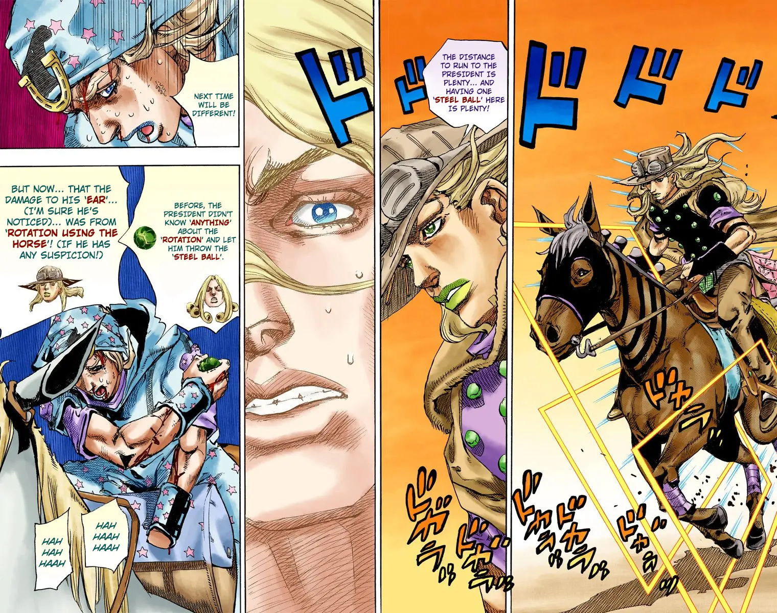 JoJo's Bizarre Adventure Steel Ball Run Colored Manga β Chapter 82 β Page 24