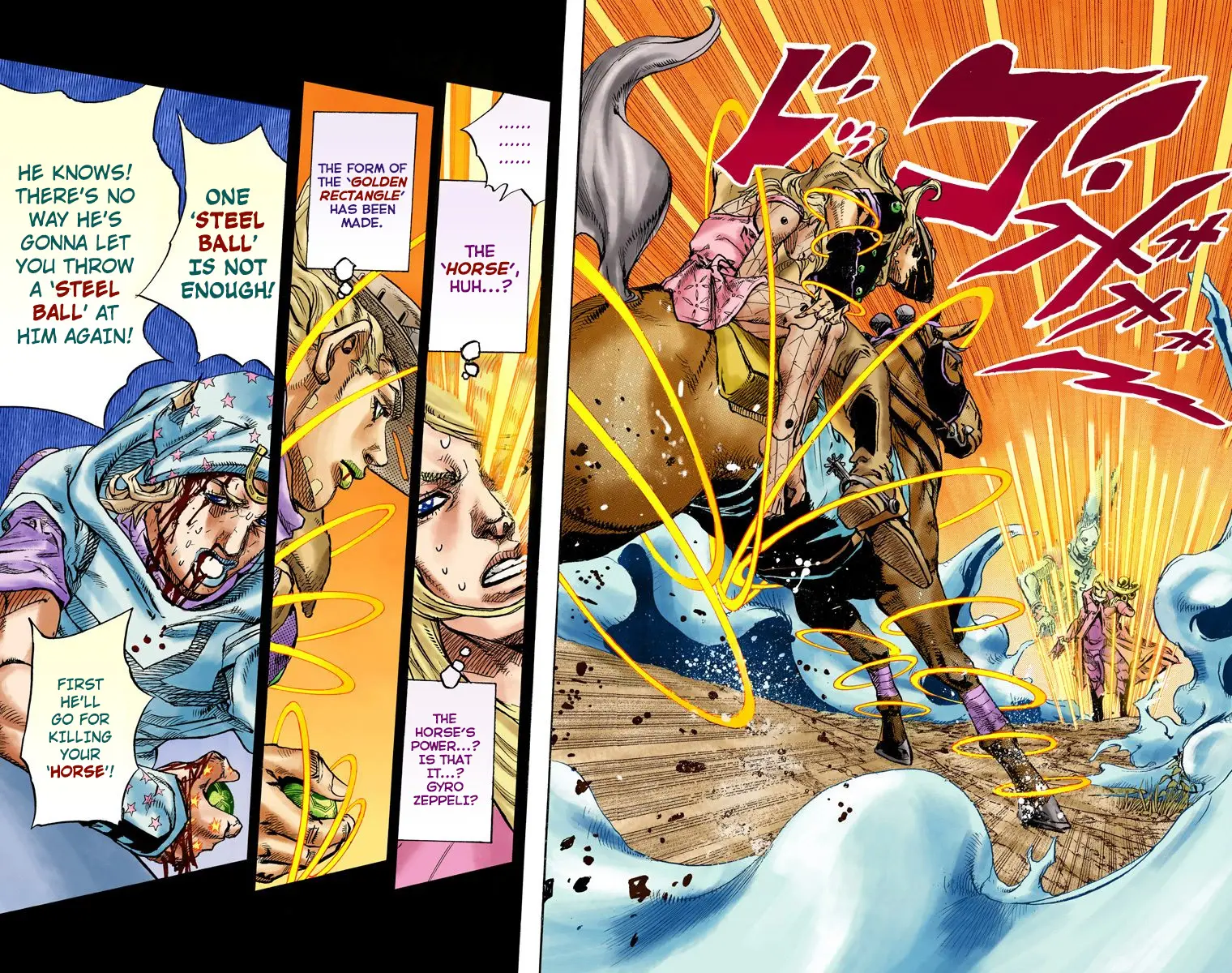 JoJo's Bizarre Adventure Steel Ball Run Colored Manga β Chapter 82 β Page 25